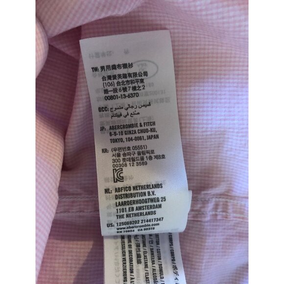 Abercrombie & Fitch Stretch Super Slim Pink Men’s Size Small - Picture 6 of 8